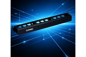 1U Rack Mount Cable Management Tray Horizontal Cable Organizer for Server Cabinet