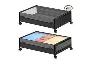 Under Bed Storage with Wheels Under Bed Storage Containers Bedroom Storage Organizer for Clothes