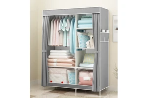 Simple Cabinet Wardrobe Organizer Partition System For Bedroom Clothes Storage Bag Accessory Compatible