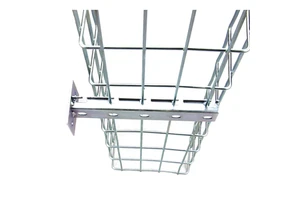 Office Cable Management Rack Mesh Wire Organizer Box Under Desk Cable Storage Box