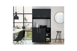 3-Shelf Pantry Cabinet Wenge