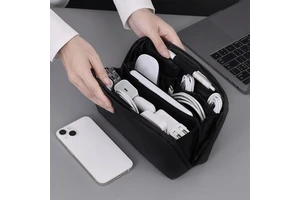 Waterproof Dustproof Cord Management Bag Electronic Cable Case Chargers Wires USB Cables Accessories Portable Travel Organizer