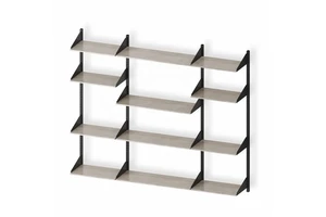 Floating Shelves Wood Wall Mounted Shelf Set of 2 Multifunctional Wall Storage Shelves for Living Room