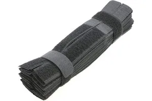 Nylon Heat Resistant Fastening Wire Straps Storage Ropes Cable Ties Clips Self-adhesive 50-piece Set Reusable Hook Loop Tape