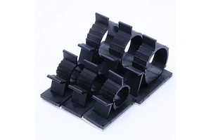 FSCAT Nylon Cable Clamp Retractable Plastic Cable Organizer with Wiring Accessories
