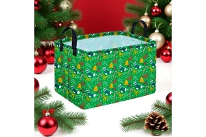 Factory Custom Christmas Storage Baskets Christmas Decorations for Storing Clothes, Organizing Rooms, and Storing Children's Toy