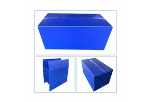 PP Corrugated Board Clothing Shipping Boxes Coroplast Corflute Plastic Storage Boxes With Lids Folding Flat Shipping Boxes