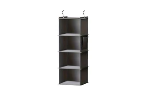 Multi-Layer Fabric Storage Bag Hanging Closet Organizer Washable Drawers Bedroom Shelves Hooks for Wardrobe Organization