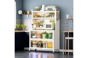 Metal Storage Shelves Practical Kitchen Cabinets for Efficient Organization