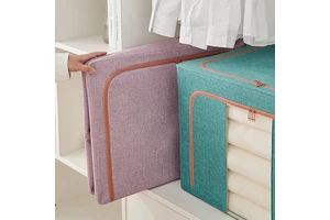 Rts Stock Clothing Storage Box Multi-Size Large Capacity Fabric Storage Box