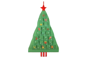 Wholesale High Quality Christmas Tree Hanging Storage Bag for Home Decoration with 24 Pockets