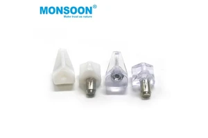 MONSOON Kitchen Cabinet Iron Shelf Supports Hanging Clamp Glass Broad Triangle Type Fitting 5/6mm Screw Easy Installation