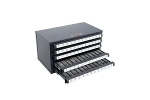 Vexior 5 Drawer Steel Tap Dispenser Cabinet #2-56 to #12-28 Labeled 60 Compartment Tool Storage Organizer
