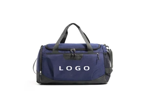 Custom Sports Duffel Bag With Shoe Pocket Large Capacity Fitness Gym Travel Bag Corporate Gift Promotional Bag
