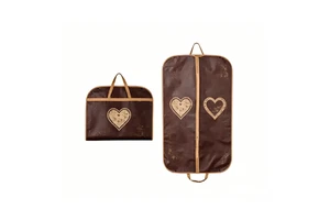 Wholesale High Quality Woven Fashionable Custom Logo Dustproof Cloth Garment Bag with Zippers for Suit Storage