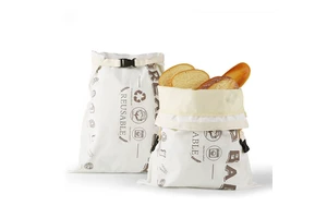 Reusable Beeswax Cotton Bread Bags With Snap Closure Eco Friendly Food Storage Customizable Duty Free & Limited 90 Days Offer