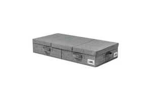 Under Bed Storage Containers With Cover, Closet Organizers and Storage Bins, Foldable Underbed Storage Bags for Blankets