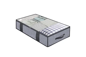 Extra Large Foldable Storage Bag Under Bed Storage Boxes Underbed Clothes Zippered Organizer Storage Bags
