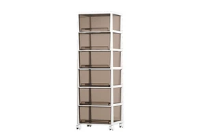Transparent Plastic Storage Cabinet Multi Functional Kitchen Supplies Home Accessories Kitchen Storage