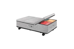With Wheels Removable Underbed Storage Multi-functional Clothing Organizer Portable Underbed Storage