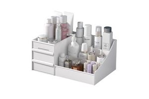 Large Capacity Makeup Organizer Drawer Desktop Dresser Cosmetic Storage Box for Skincare Brush Lipstick Nail Polish Container