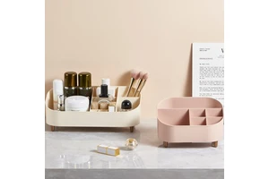 MONR Luxury Plastic Cosmetics Storage Box New Arrival Multifunctional Organizer for Home Use for Jewelry Lipstick Makeup Made PE