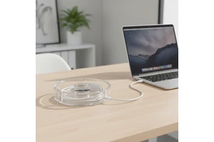 Multi Function Wire Storage Organizer Desk Cable Acrylic Large Capacity Dustproof Cable Organizer Box for Home Office Use