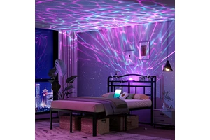 Traditional Design Relaxing Atmosphere Lively Star Light No Noise Generous Under-bed Storage Foldable Portable Iron Bed Frame