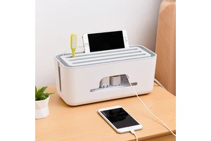 Multi-function Power Wire Mesh Magnetic Base Cable Tie Electric Wires Storage Organizer Container Box