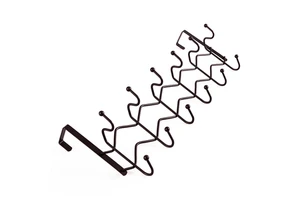 Over Door 12 Hooks Accessory Hanger Rack/ Home Storage Metal Wire Organizer Anti-rust Coat Hat Bag Towel Hooks