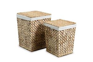 High Quality Eco-Friendly Water Hyacinth Weaving Storage Basket for Home Use Direct Vietnam Laundry Organization Viet Starlight