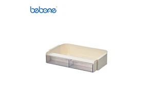 Multi-Purpose Large Eco-Friendly ABS+PET Cosmetic Storage Rack 1-2-3-Tier Bathroom Makeup Organizer Countertop