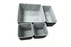 High-Quality Felt Drawer Organizer Tray for Makeup, Accessories, and Office Gadgets