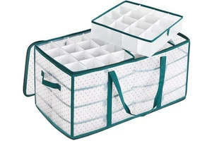 Top Seller New Season Waterproof Collapsible Holiday Christmas Ornaments Storage Containers