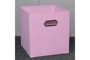 Functional Clothing Organizer Metal Handle Rectangle Foldable Storage Box for Bedroom Living Room Toys Bags Storage Injection