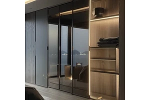 Complete Modern Bedroom Sets With Bed Wardrobes Closet-Eco-Friendly Wooden Furniture For Living Room & Villa Space Saving Design