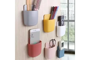 Remote Control Storage Box Living Room Wall Hanging Wall Bedside Mobile Phone Small Box Bathroom Wall Hanging Rack