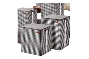 Factory Supply Non-woven Quilt Storage Bag Household Waterproof Foldable Clothing Luggage Moving Quilt Storage Bag
