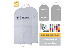 High Quality Portable Polyester Coat Suit Storage Bag Foldable Men's Clothing Dust Hanger Organizer Reusable Household Accessory