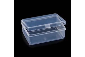 Christmas Custom 100% Recycled Attached Lid Injection Molded Plastic Storage Boxes