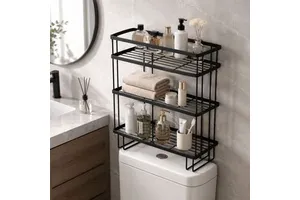 Wholesale Bathroom Accessories Storage Rack Metal Wire Shelf for Importers Distributors Supermarket and Ecommerce