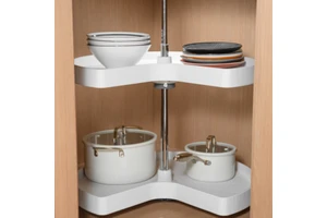270 Revolve Magic Corner Kitchen Cabinet Blind Corner Pull Out Organizer Lazy Susan Storage Rack