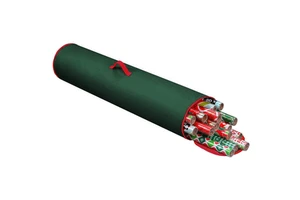 Christmas Wrapping Paper Storage Bag