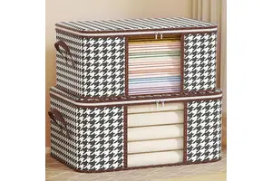 Foldable Large Clothe Organizer Storage Box Organizer Fabric Large Capacity Clothe Storage Bag Opp Bag Multifunction CLASSIC