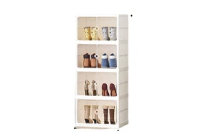 High Quality Shoe Storage Rack Dustproof Stackable Shoe Storage Box Storage Container Collapsible Shoes Container