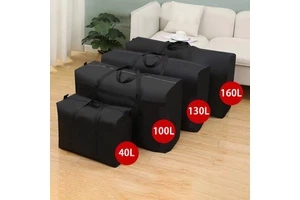 Custom Size Waterproof Travel Cloth Quilt Storage Bag Oxford Heavy Duty Moving Luggage Storage Packing Bag For Home Organizer