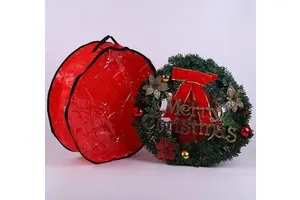 Garland Storage Containers with Transparent Windows Ideal for Christmas Wreaths
