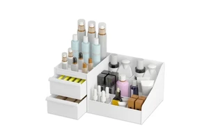 Make up Organizer for Cosmetics Case Vanity Box Bathroom Vanity Storage Organizer Jewelry Storage Box
