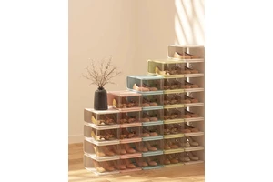 Custom Acrylic Clear Acrylic Sheet Acrylic Sheets- Clear Acrylic Stackable Shoe Box - Ideal for Shoes & Home Organization