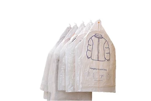 Z-Heavy Duty Closet Organizer Hanging Vacuum Storage Bag for Seasonal Clothes Space Saver